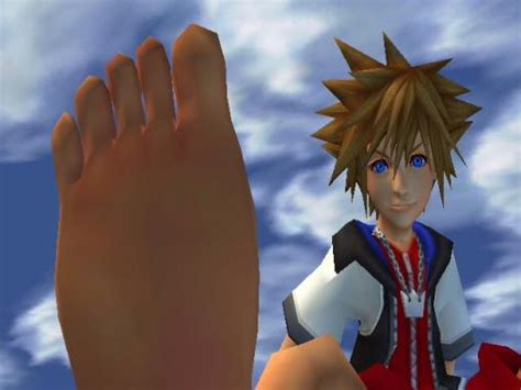 kingdom hearts sora feet|Soras feet are now regular